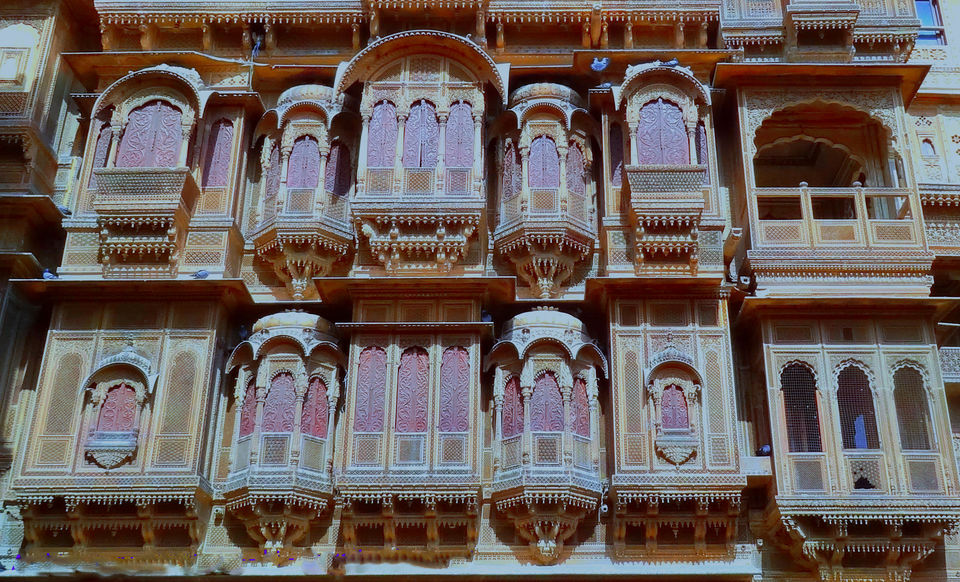 Photo of Patwon ki Haveli/ Patwa Haveli (Kothari's Patwa Haveli), near Mahaveer Bhawan, Sadar Bazar, Jaisalmer, Rajasthan, India by Vaswati