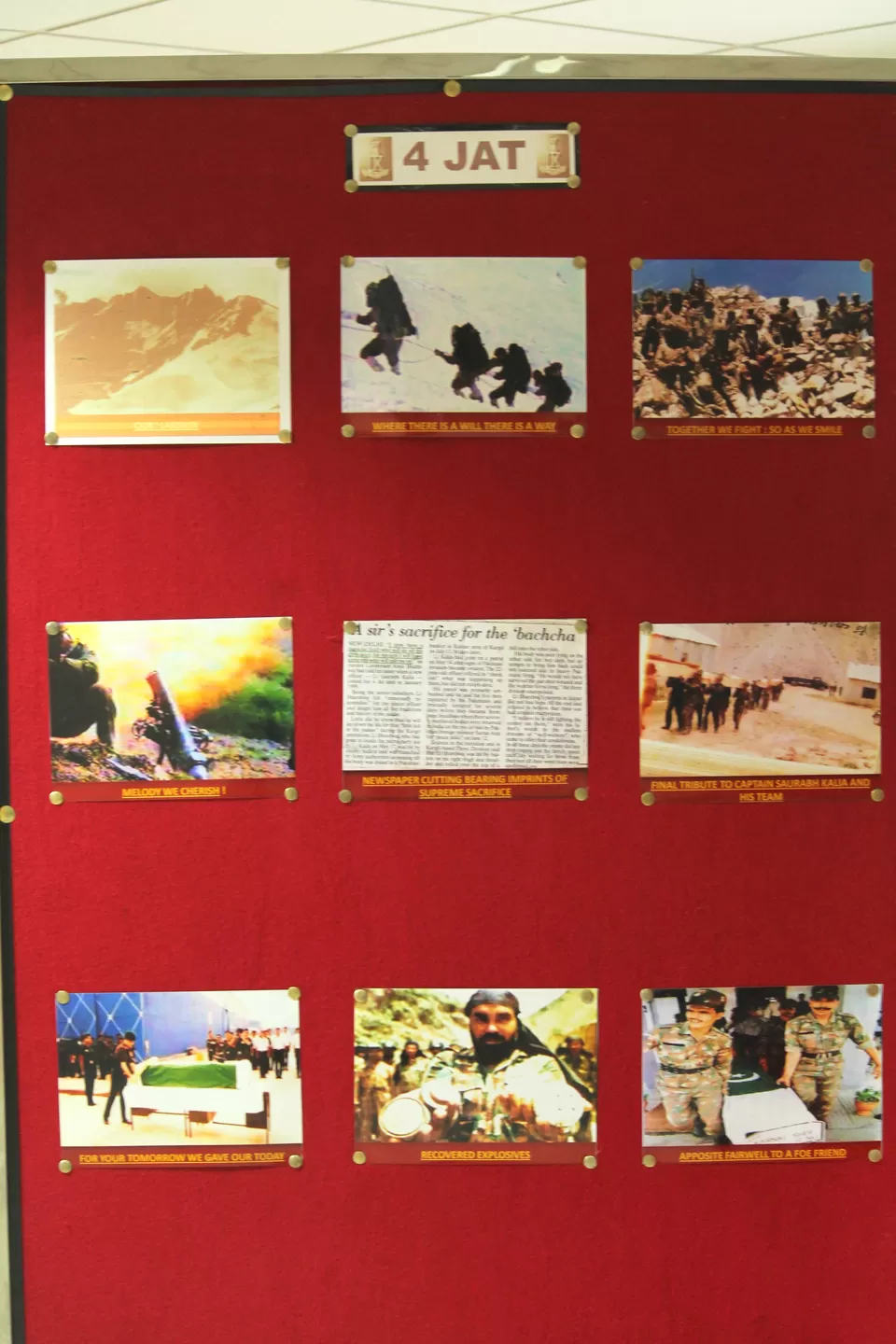 Photo of This is the only sign left behind of those who laid down their lives for their nation by Nikki Sharma
