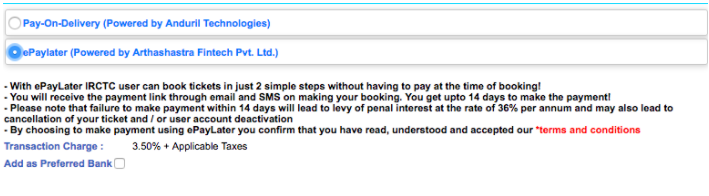 Photo of The New IRCTC Pay Later Scheme Lets You Book Now, Pay Later! 2/2 by Aakanksha Magan