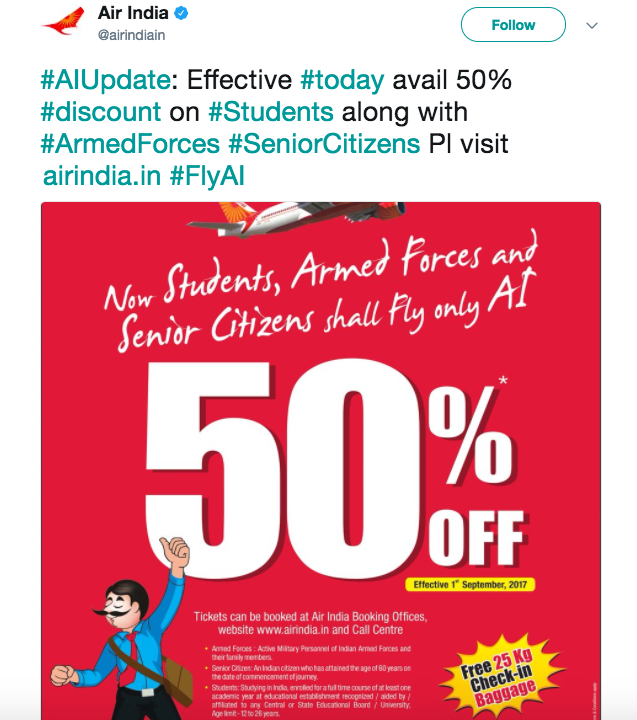 Photo of Air India Student Discount Up To 50% and Much More on Offer for Travellers 2/2 by Aakanksha Magan