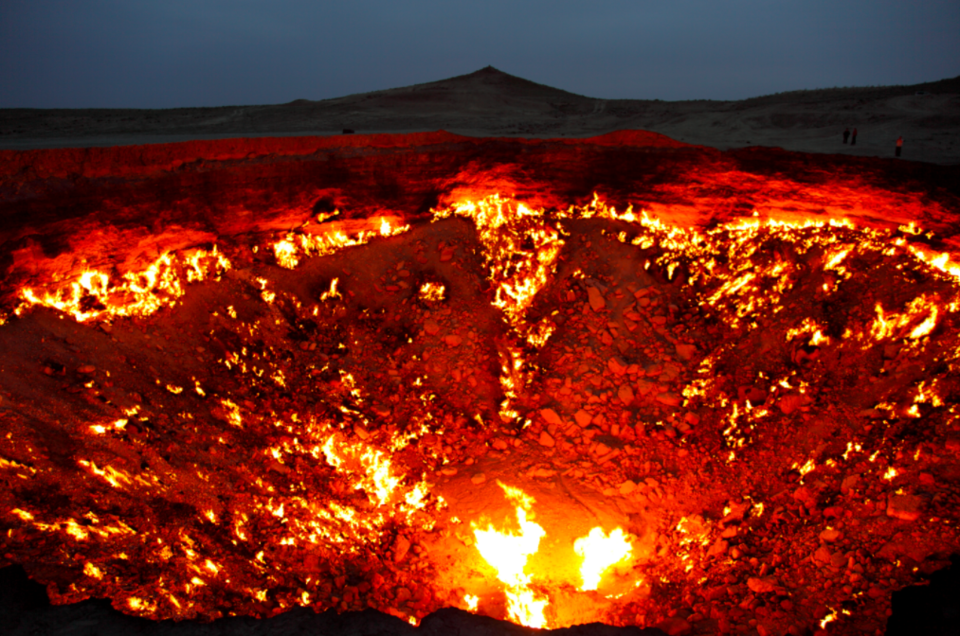 Photo of Darvaza Gas Crater, Dashoguz Province, Turkmenistan by Aakanksha Magan