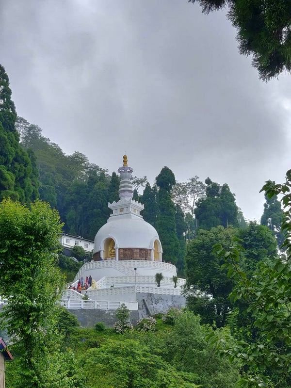 Photo of Peace Pagoda, Darjeeling, West Point, Darjeeling, West Bengal, India by Nayan Das