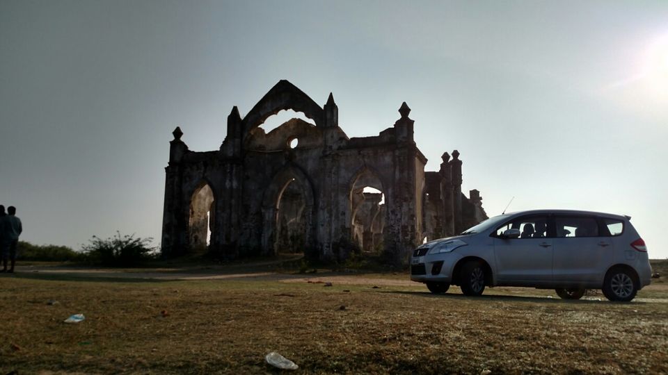 Photo of Shettihalli Rosary Church - Photography in the middle of a RIVER. by Vijay Kishore Reddy R