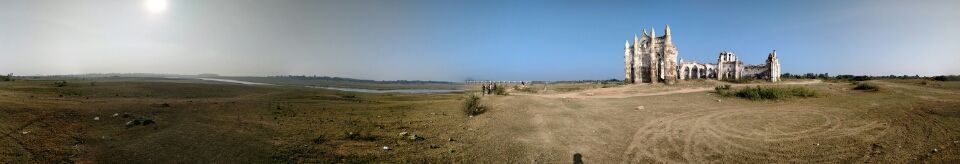 Photo of Shettihalli Rosary Church - Photography in the middle of a RIVER. by Vijay Kishore Reddy R