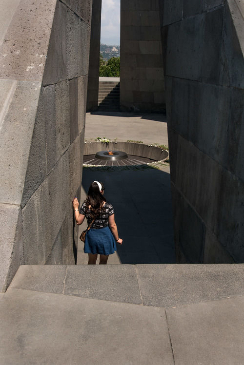Photo of Tsitsernakaberd Armenian Genocide Memorial Complex, Yerevan, Armenia by Cristina Araxie Cass