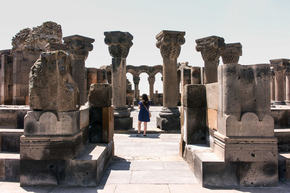 Photo of Zvartnots, Vagharshapat, Armavir, Armenia by Cristina Araxie Cass