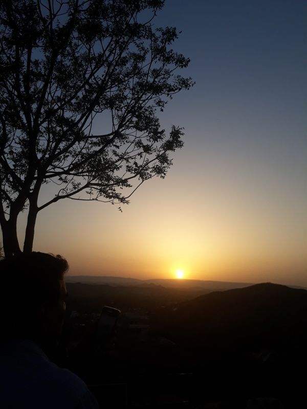 Photo of A NEW SUN SET POINT IN RAJSAMAND TOWN, CENTRAL RAJASTHAN, NW INDIA 12/16 by rakesh giri goswami