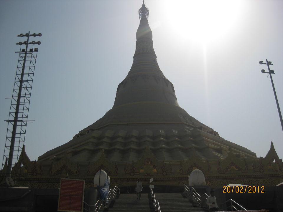Photo of Global Vipassana Pagoda, Essel world Amusement Park, Gorai, Mumbai, Maharashtra, India by Snehal