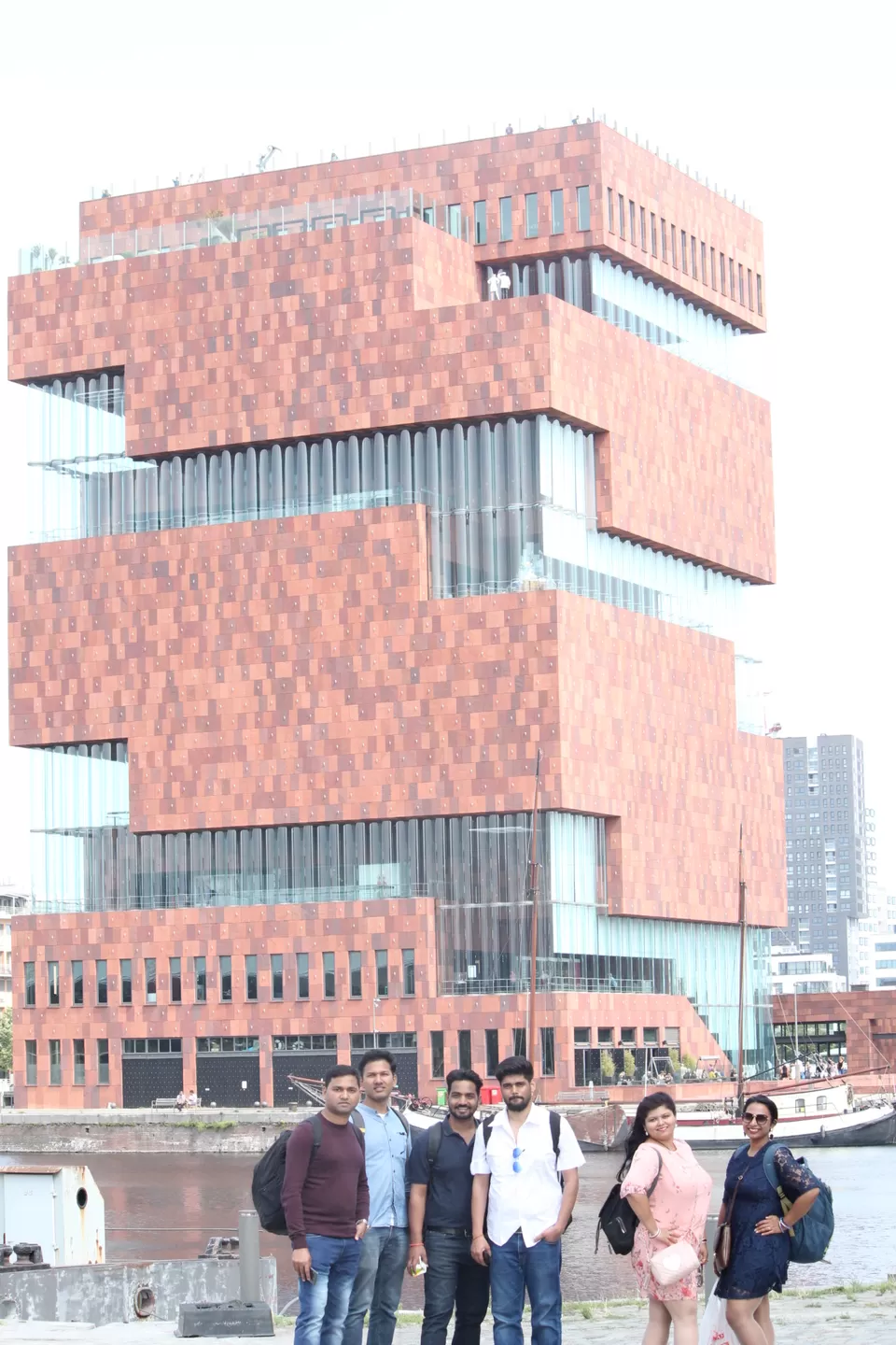 Photo of Museum aan de Stroom, Hanzestedenplaats, Antwerp, Belgium by Garima & Alok 