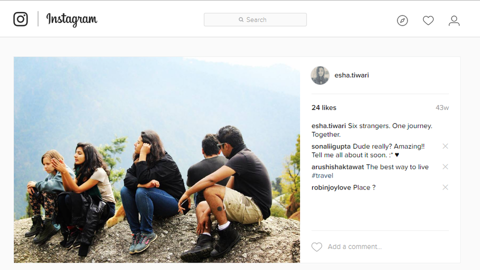 Photo of The one with the strangers! 1/1 by Esha Tiwari