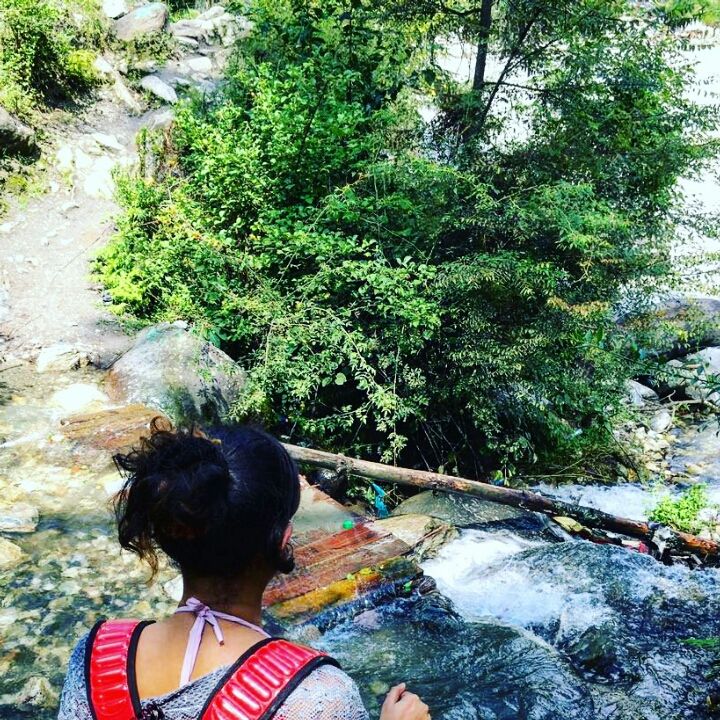 Photo of By a fierce river. by Silvi Das