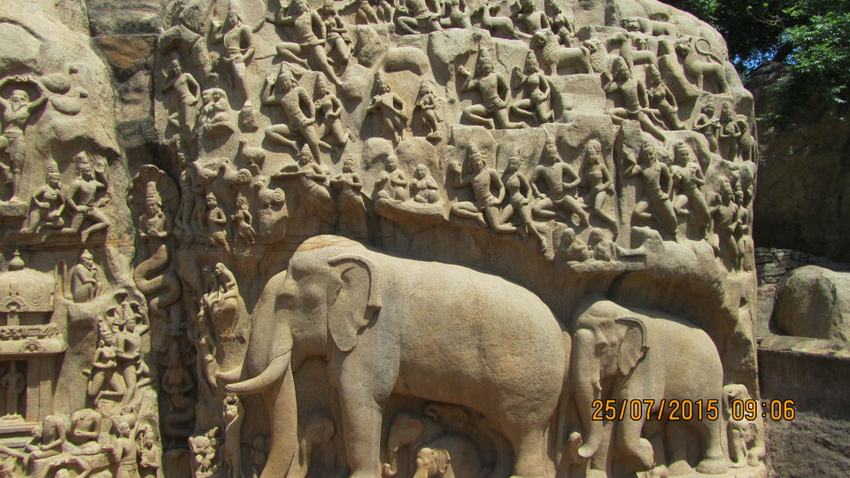 Photo of Arjuna's Penance, Mahabalipuram, Tamil Nadu, India by Tasmai Dave