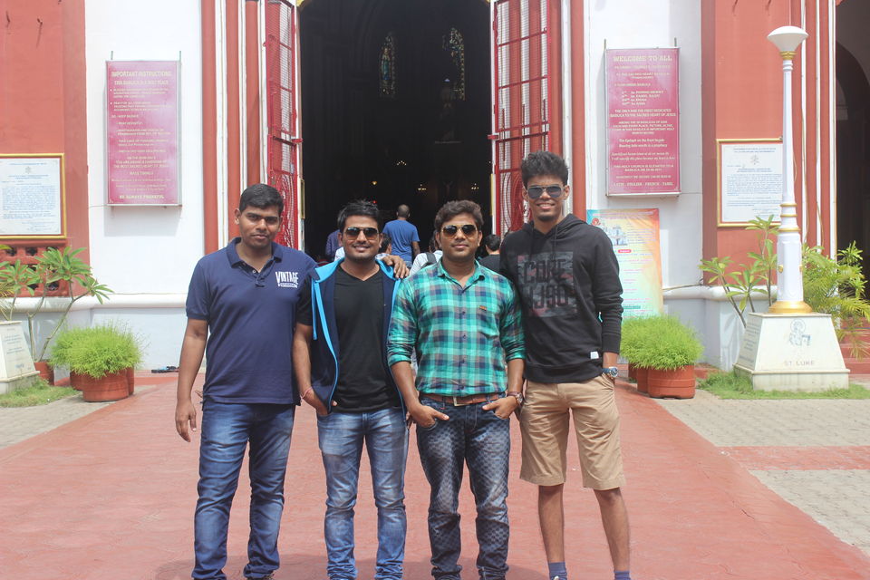 Photo of The Basilica Of The Sacred Heart of Jesus, MG Road Area, Puducherry, India by Pankaj Chavan