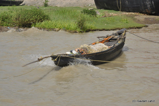 Photo of Diamond Harbor, Hooghly's last post and off to the sea by Gautam Lahiri