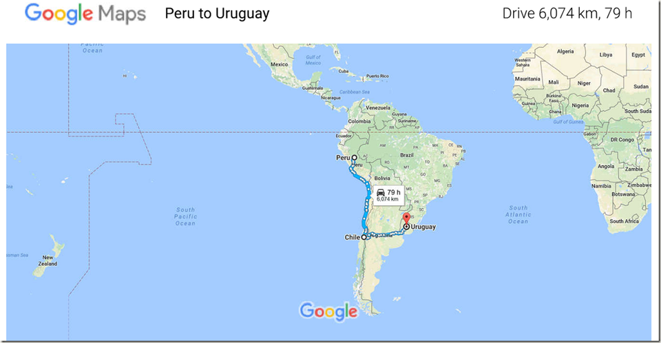 Photo of South America by poulosesarah