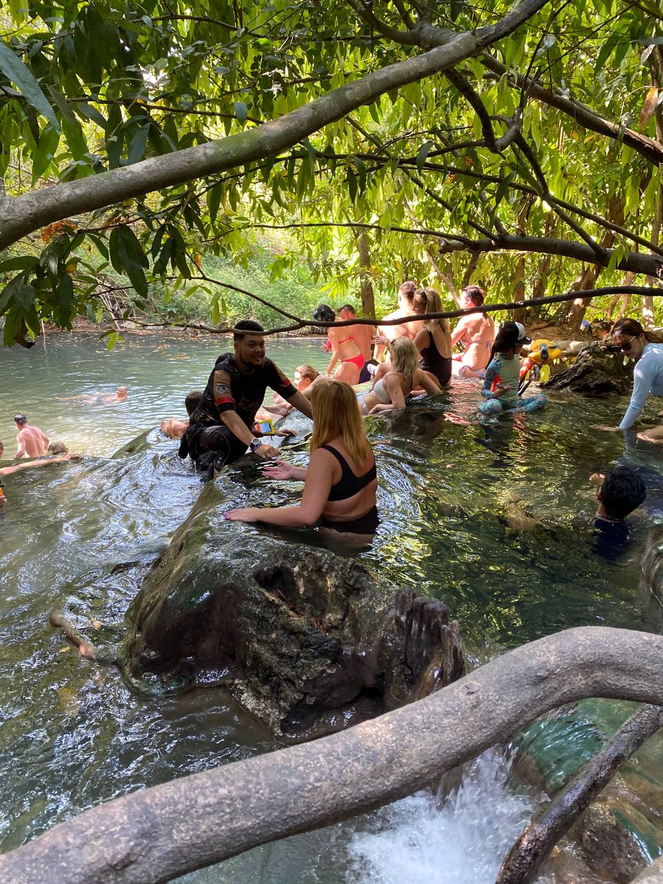 Photo of Krabi Hot Springs, Khlong Thom Nuea, Khlong Thom District, Krabi, Thailand by Yoganand