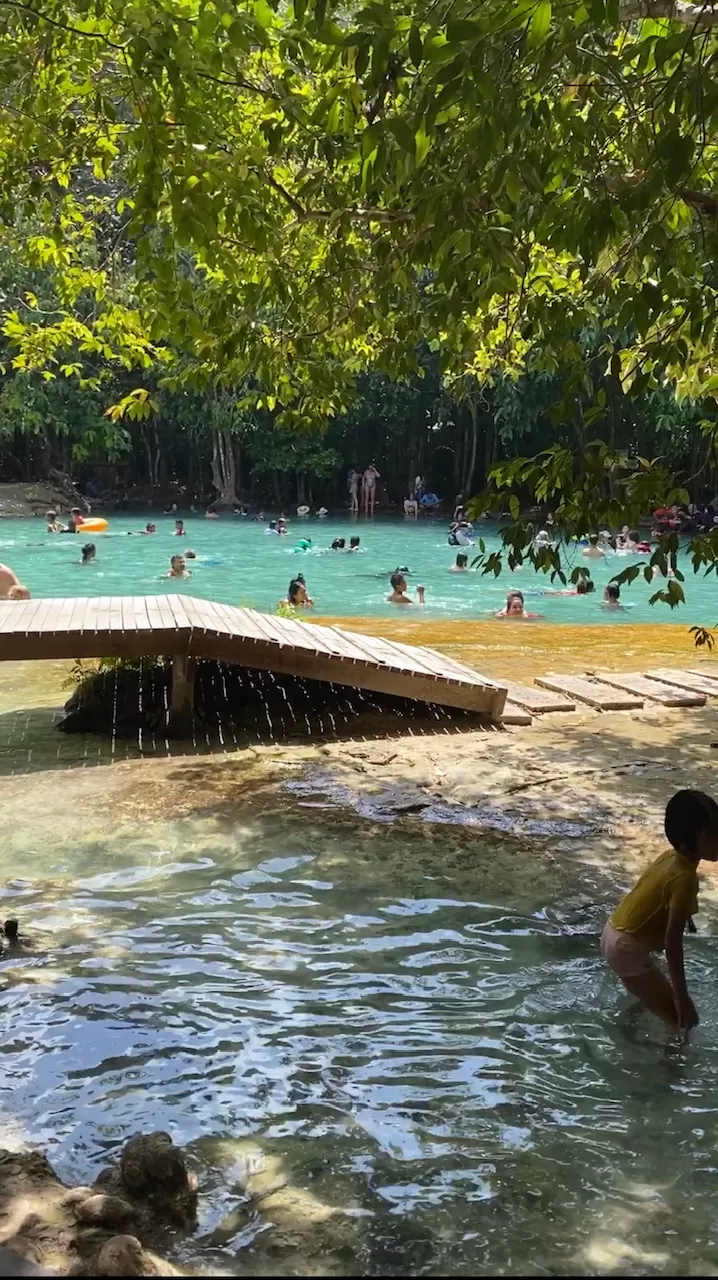 Photo of Emerald Pool, Khlong Thom Nuea, Khlong Thom District, Krabi, Thailand by Yoganand
