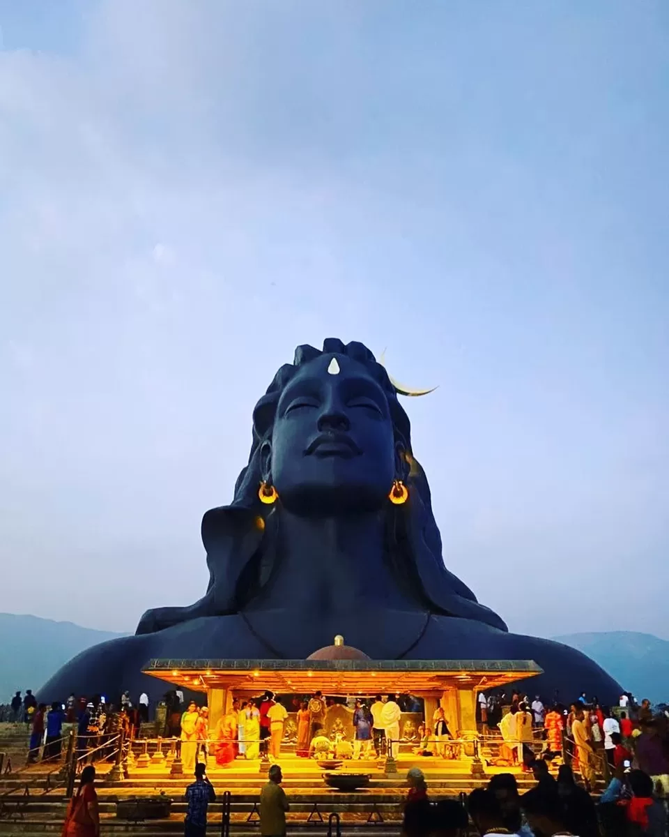Photo of Adiyogi Statue, Coimbatore, Tamil Nadu, India by Yoganand