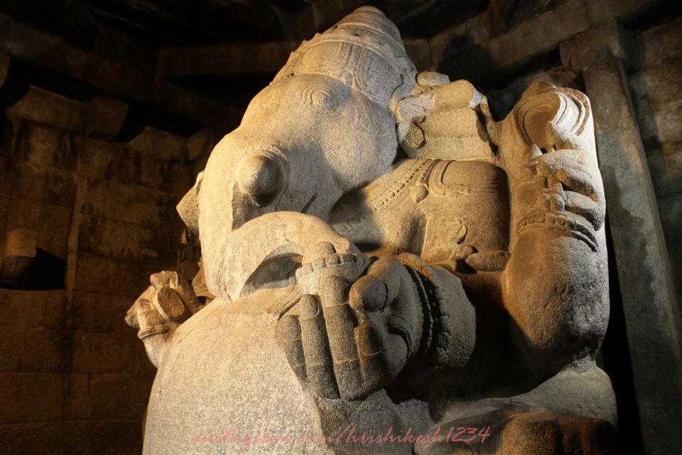 Photo of Kadalekalu Ganesha, Hampi, Karnataka, India by Hrishikesh Baruah
