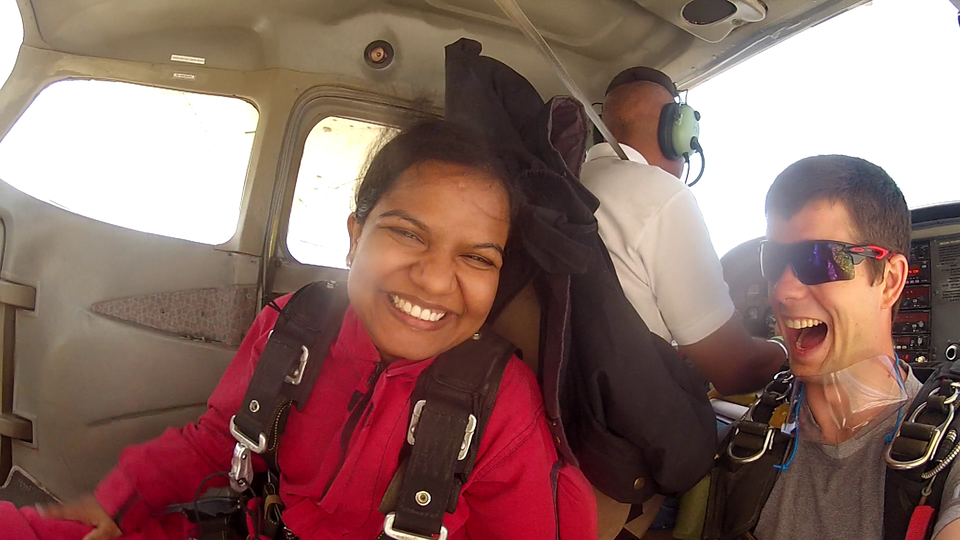 Photo of Skydiving...Checked!! by Sweta