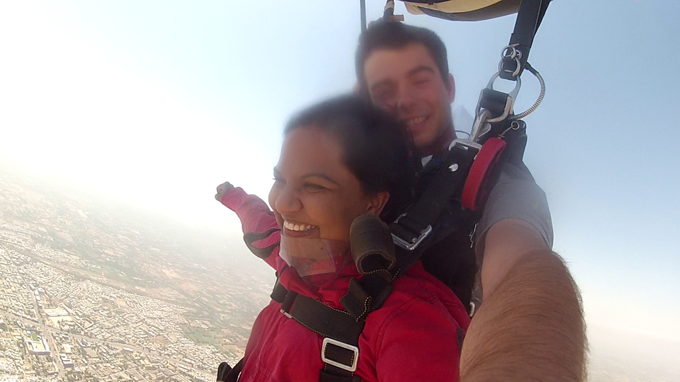 Photo of Skydiving...Checked!! by Sweta