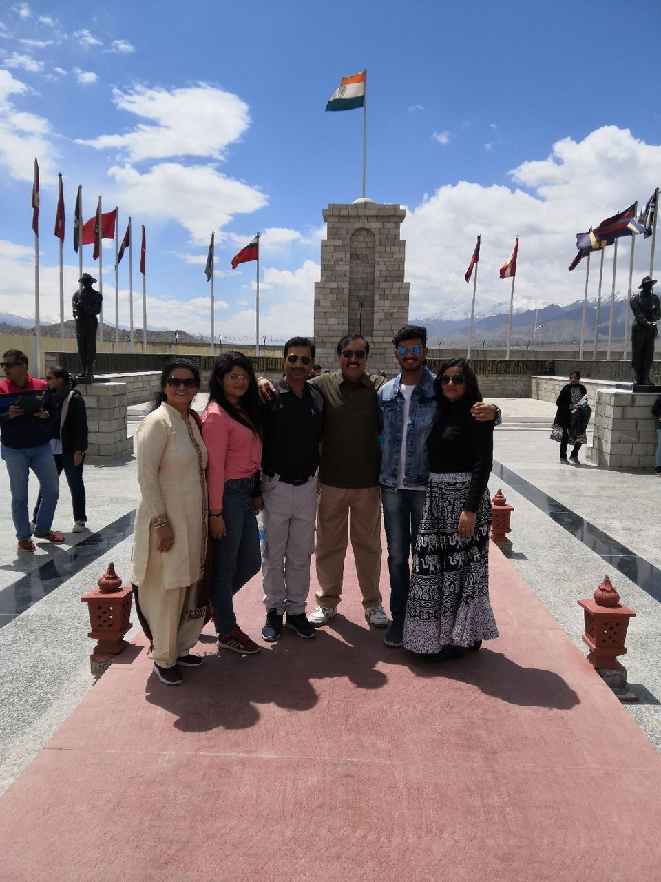 Photo of Leh'd with the family by kriti