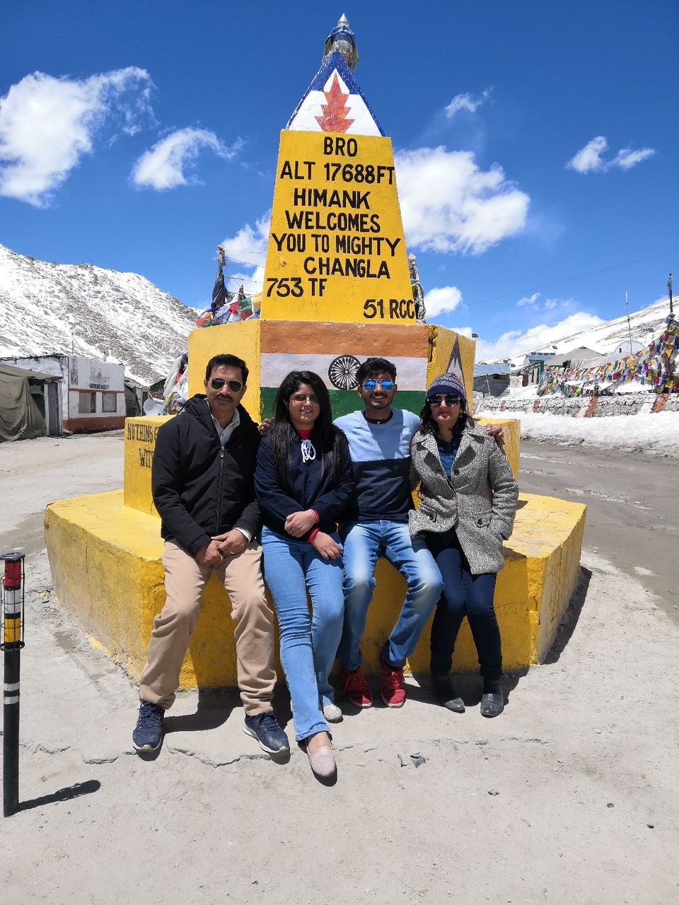 Photo of Leh'd with the family by kriti