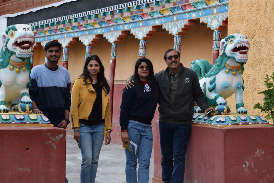 Photo of Leh'd with the family by kriti
