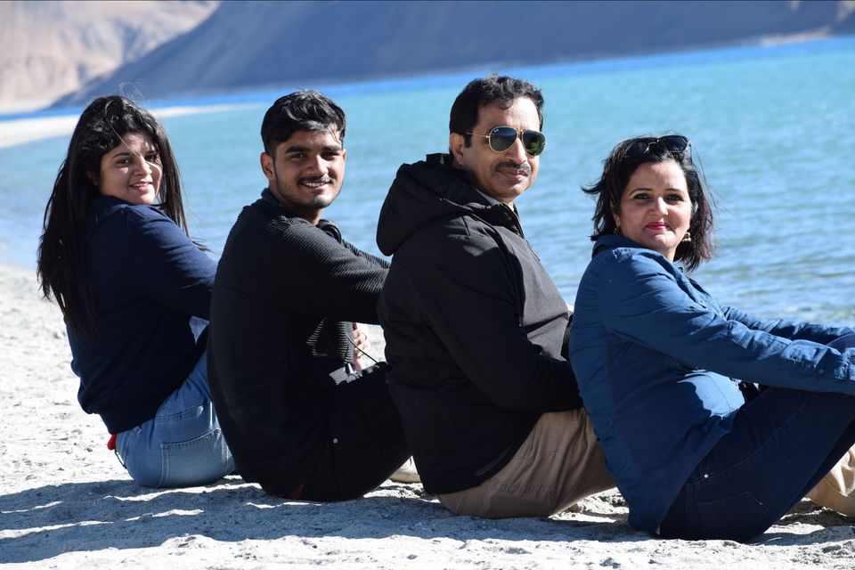 Photo of Leh'd with the family by kriti