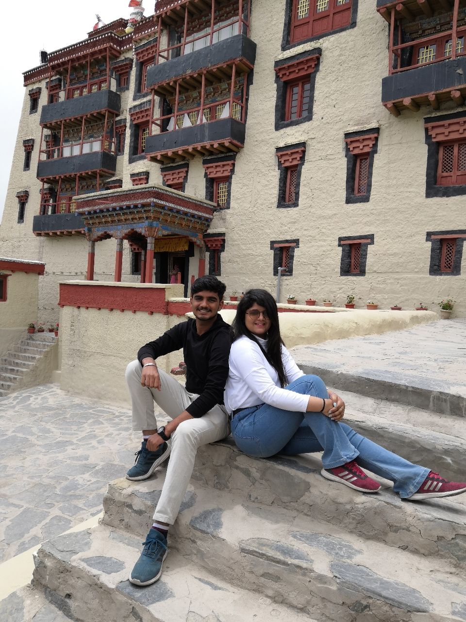 Photo of Leh'd with the family by kriti