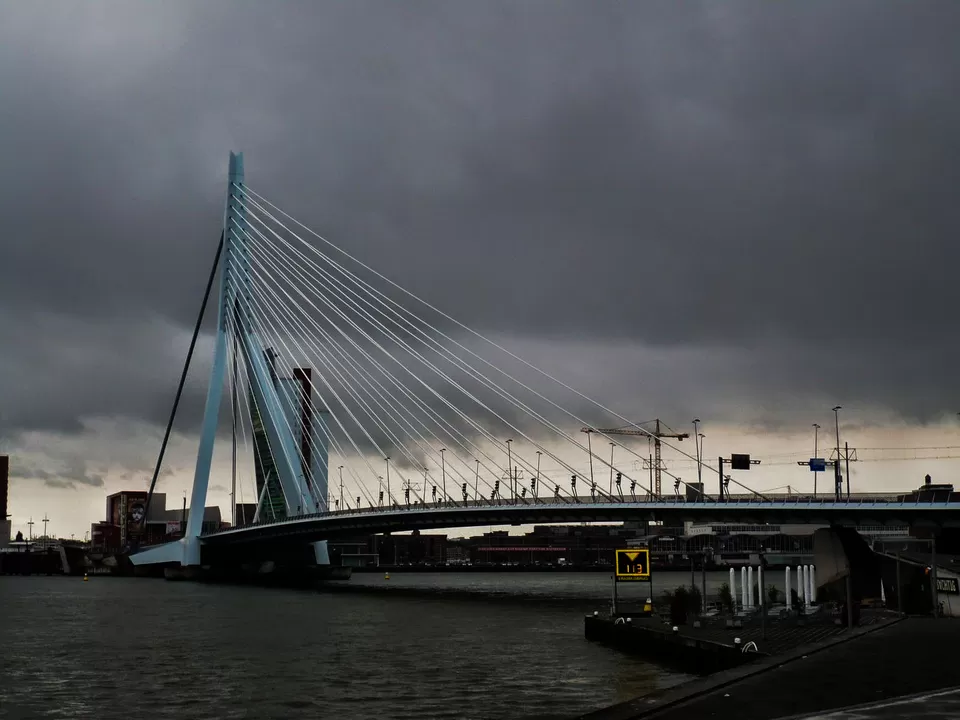 Photo of Erasmusbrug, Rotterdam, The Netherlands by Abhishek Kumar