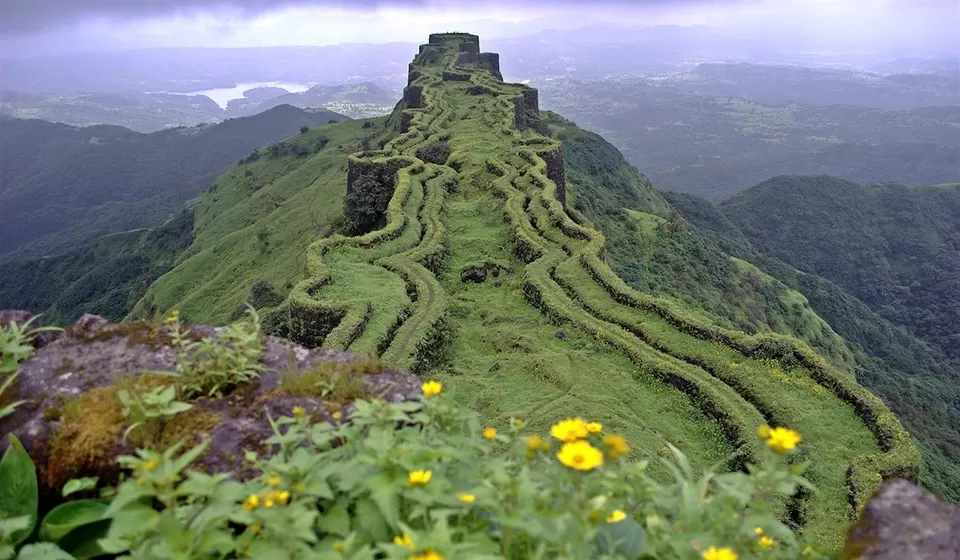 Photo of Rajgad Fort, Pune, Maharashtra, India by The Travel Soul