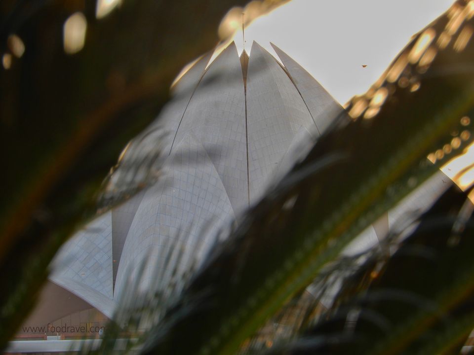 Photo of In the Serenity of Bahai Temple - Lotus Temple - The Bahai House of Worship by Rajat Kumar
