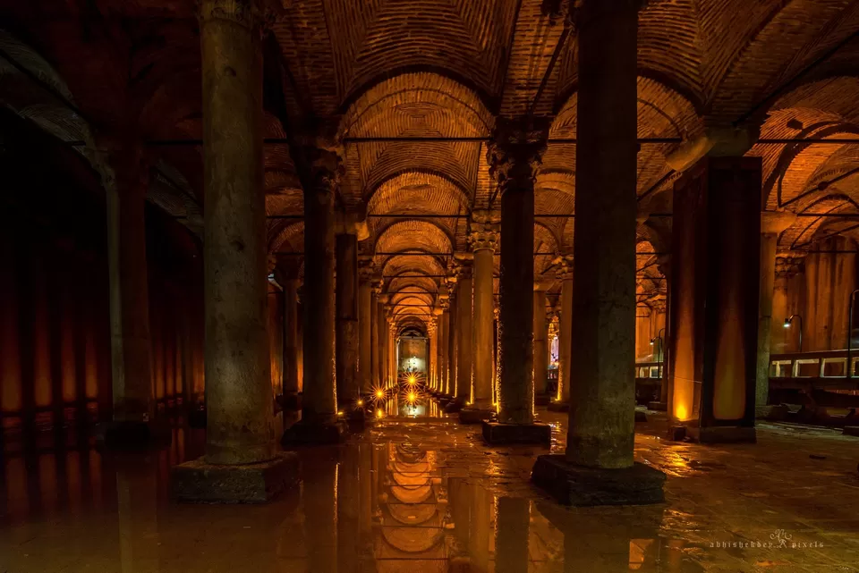 Photo of Alemdar Mahallesi, Basilica Cistern, Yerebatan Caddesi, Fatih/Istanbul, Turkey by Abhishek Dey