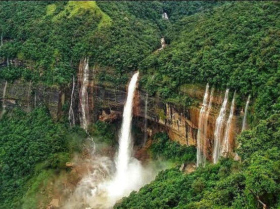 Photo of Akashi Ganga Waterfall, Bheroni, Assam, India by Prince Verma