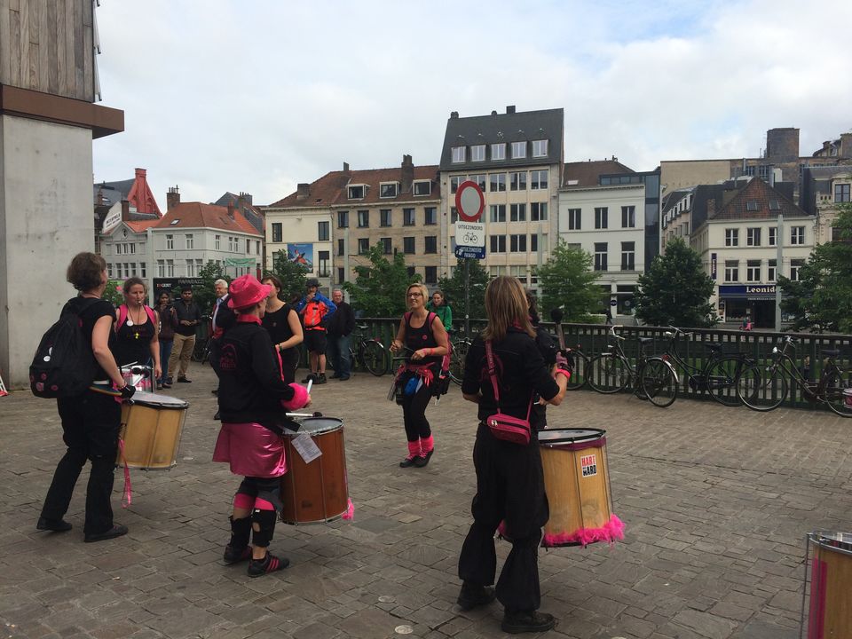 Photo of Playing samba in Ghent, Belgium by Swathi Moorthy