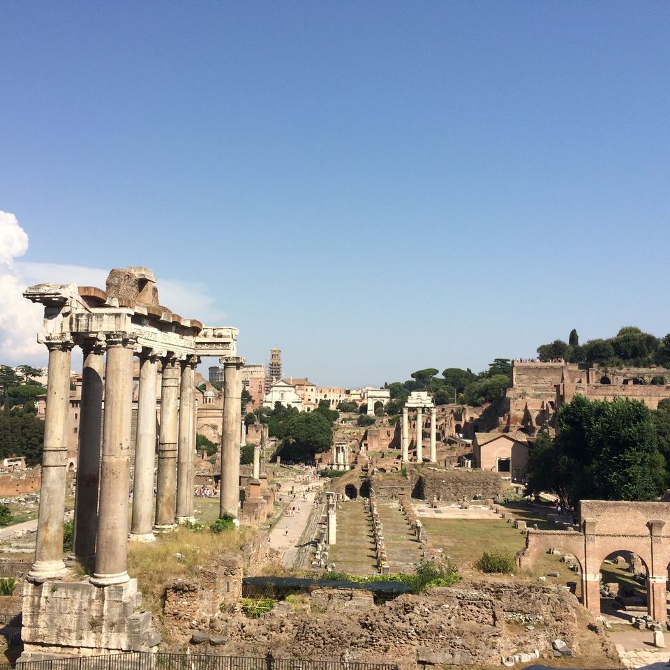 Photo of Roman Forum, Via della Salara Vecchia, Rome, Metropolitan City of Rome, Italy by Swathi Moorthy