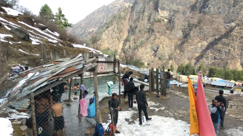 Photo of Kheer Ganga Hot Water Spring, Khir Ganga, Himachal Pradesh, India by NomadicSaga
