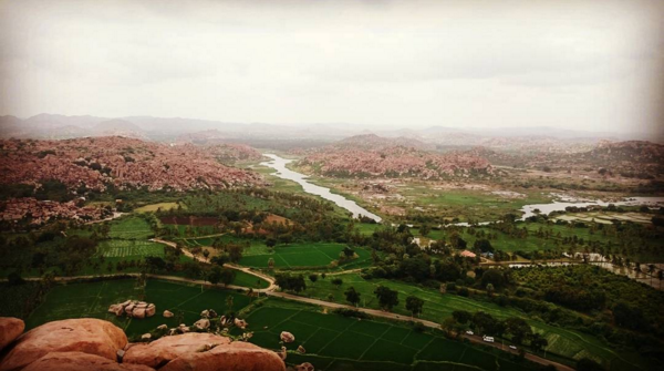 Photo of Anjaneya Hill at the other side of river Tungabhadra Hampi 1/3 by Do Ghumakkad
