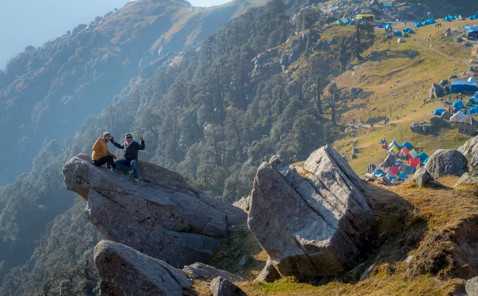 Photo of Triund Hill, Triund Hill Trail from Bhagsunag Waterfall, Dharamshala, Himachal Pradesh, India by Joydeep Patowari