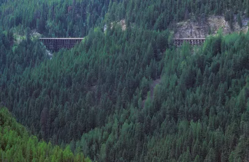 Photo of Myra Canyon Trestles - Myra Station, Kettle Valley Rail Trail, Kelowna, BC, Canada by Dina and Ryan 