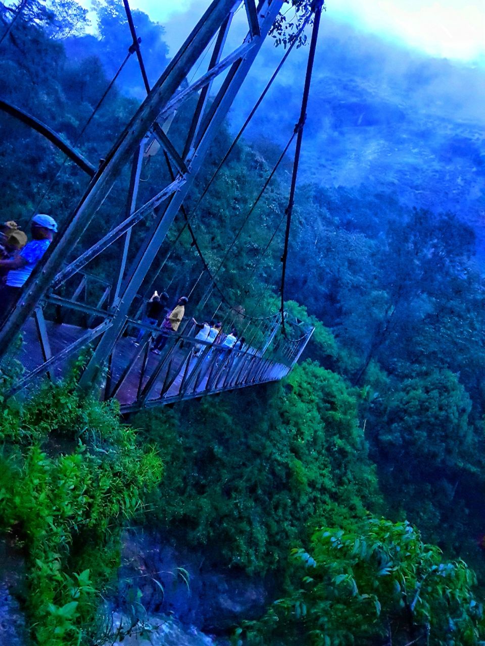 Photo of hanging bridge, Moolakadai, Munnar, Kerala, India by Tushar Gupta