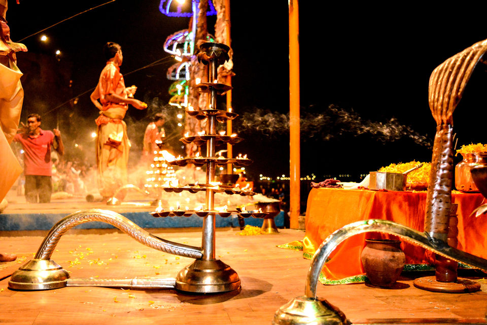 Photo of Ganga Aarti @Varanasi Ghat on the eve of holi: Picturesque by NIKHIL JAIN