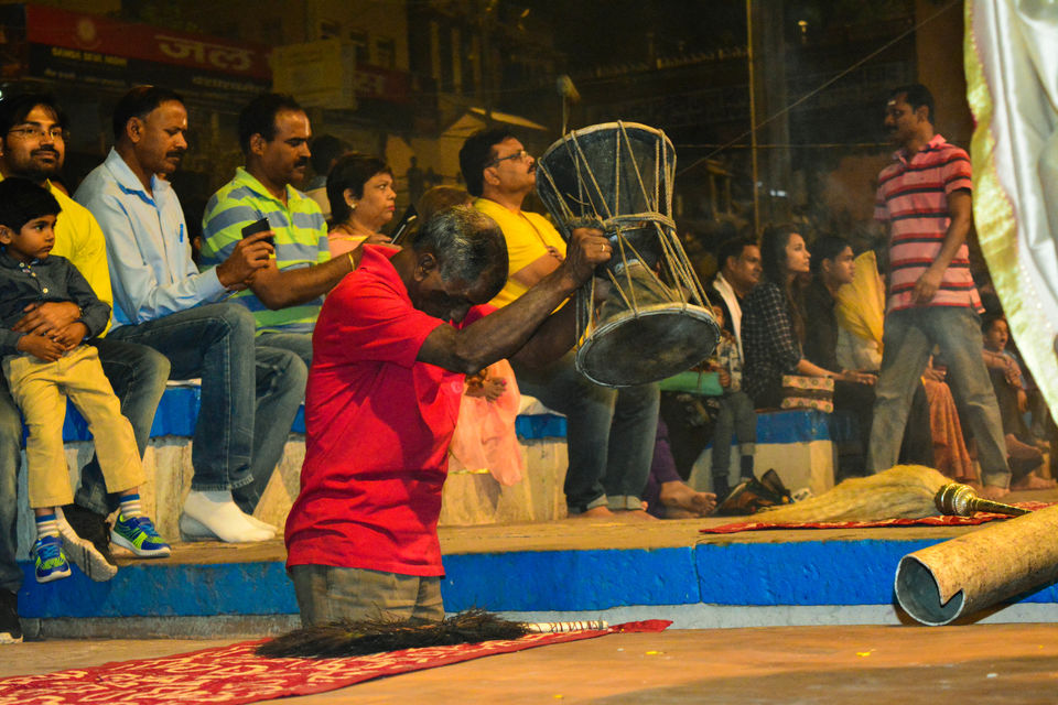 Photo of Ganga Aarti @Varanasi Ghat on the eve of holi: Picturesque by NIKHIL JAIN