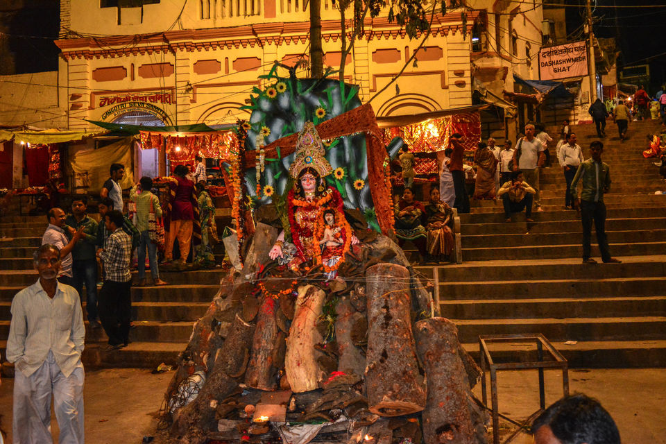 Photo of Ganga Aarti @Varanasi Ghat on the eve of holi: Picturesque by NIKHIL JAIN