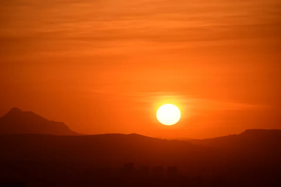 Photo of Sunset view, Birla Ganesh Temple by Ashwin Joseph