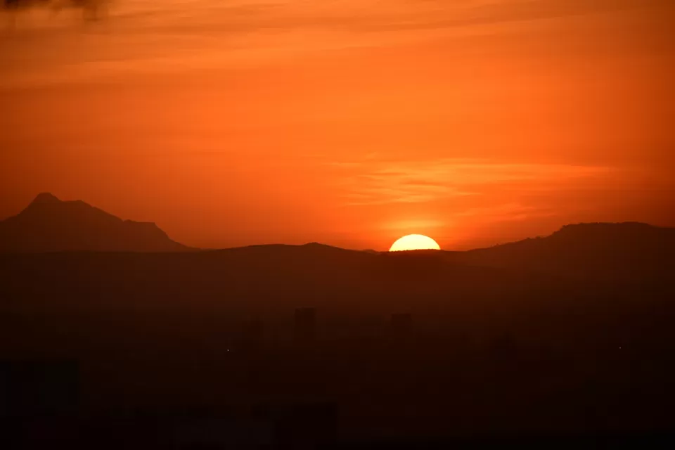 Photo of Sunset view, Birla Ganesh Temple by Ashwin Joseph
