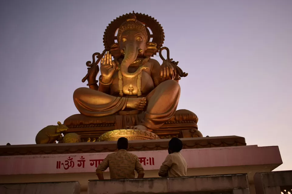 Photo of Sunset view, Birla Ganesh Temple by Ashwin Joseph