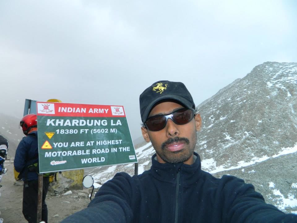 Photo of Khardung La by SHIMOJ