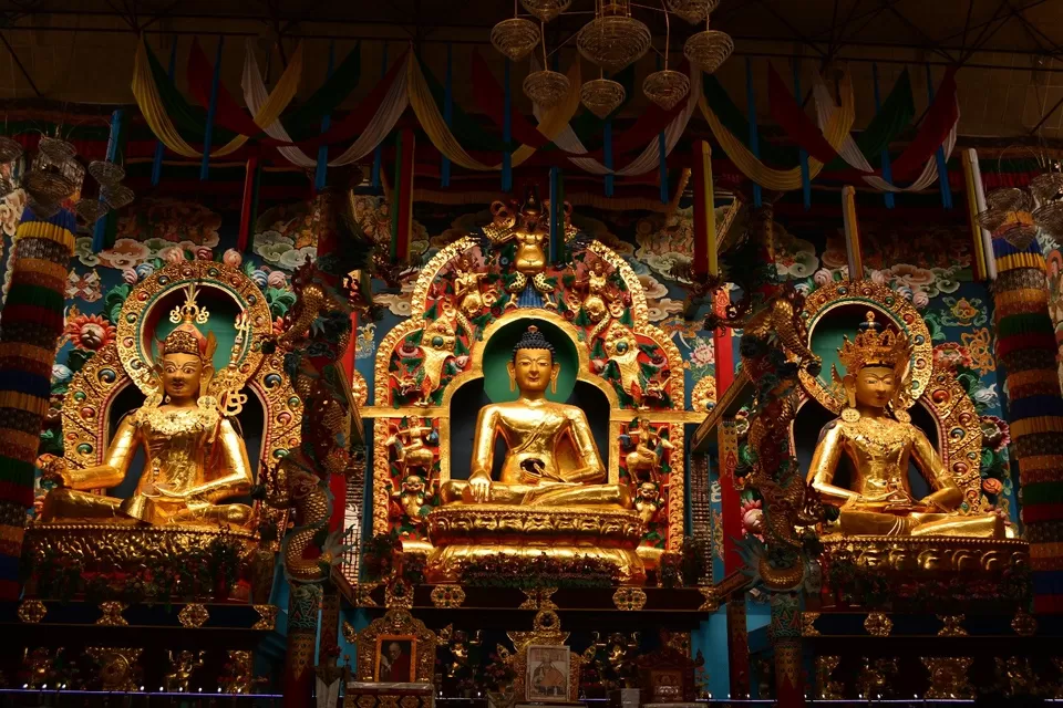 Photo of Namdroling Monastery Golden Temple, Bylakuppe, Karnataka, India by Dedipya Basak